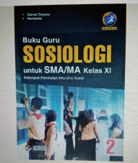 Buku Guru SOSIOLOGI SMA/MA Kelas XI