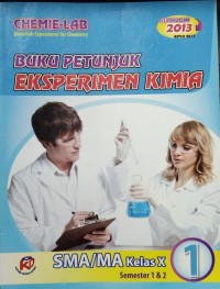 Buku Petunjuk Eksperimen Kimia SMA/MA Kelas X S1&2