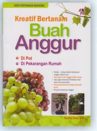 Kreatif bertanam buah anggur