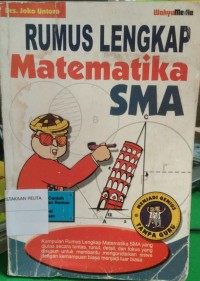 Rumus Lengkap Matematika SMA