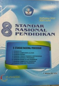 Standar Nasional Pendidikan